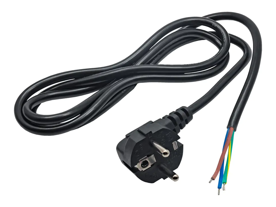 ⁨Power cable AKYGA Power supply CEE 7/7 1.5m. AK-OT-01A⁩ at Wasserman.eu