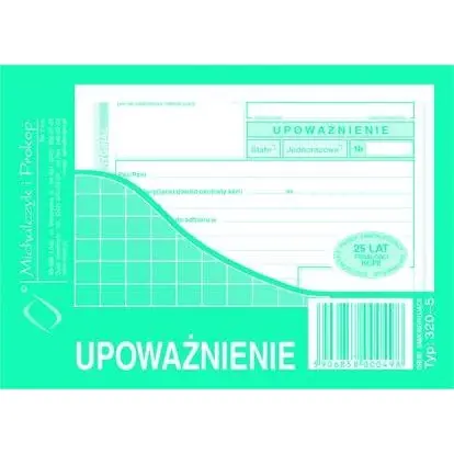 ⁨320-5 Upoważnienie A6 MICHALCZYK i PROKOP⁩ w sklepie Wasserman.eu
