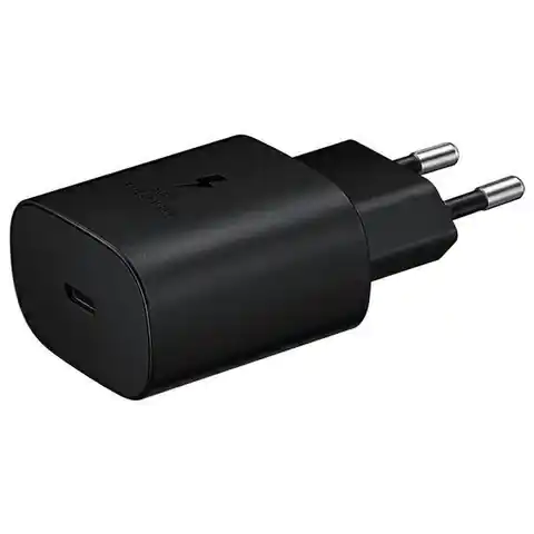 ⁨Charger Samsung 25W Travel Adap EP-TA800 w/o cable black C to C Cable⁩ at Wasserman.eu