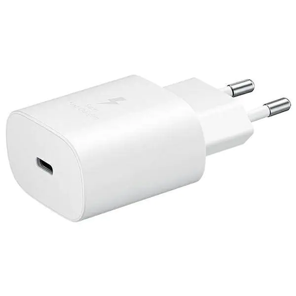 ⁨Ład. siec. Samsung EP-TA800NW PD 25W USB-C biała/white⁩ w sklepie Wasserman.eu