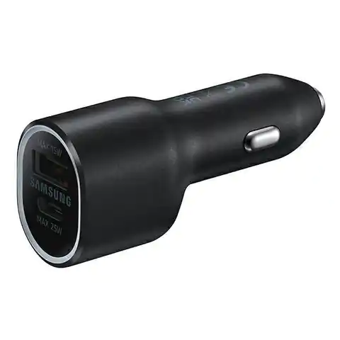 ⁨Ładowarka sam. Samsung EP-L4020NBEGEU USB-C/USB-A 40W Fast Charging czarny/black⁩ w sklepie Wasserman.eu
