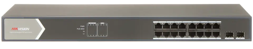 SWITCH POE DS-3E0518P-E/M 16-PORTOWY SFP Hikvision w sklepie Wasserman.eu