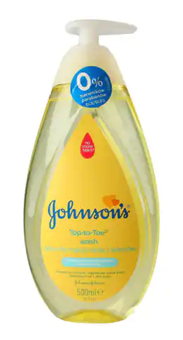 ⁨Johnson's Baby Top-Toe Baby Body & Hair Wash Liquid for Kids 500ml⁩ at Wasserman.eu