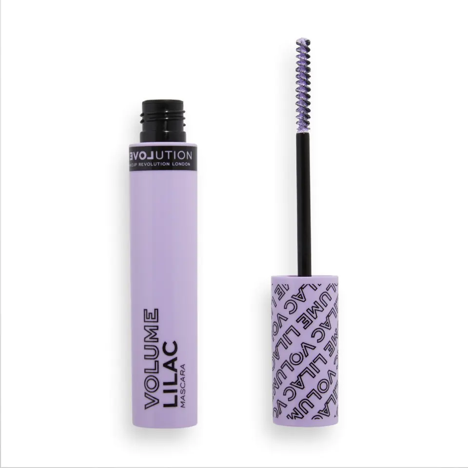 ⁨Makeup Revolution Relove Mascara for eyelashes Volume - Lilac 1pc⁩ at Wasserman.eu