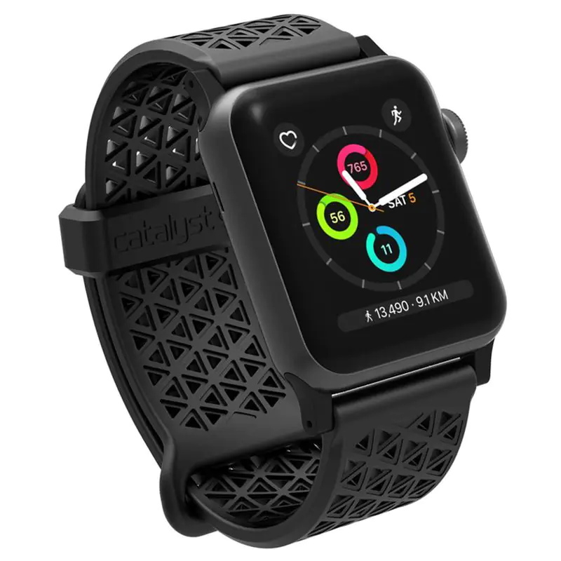 ⁨Catalyst Sport Band - Elastyczny pasek do Apple Watch 38/40/41 mm (Stealth Black)⁩ w sklepie Wasserman.eu