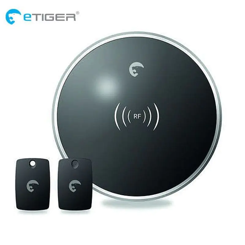 ⁨eTIGER RFID Keypad - Wireless Keychain with RFID Keychains⁩ at Wasserman.eu