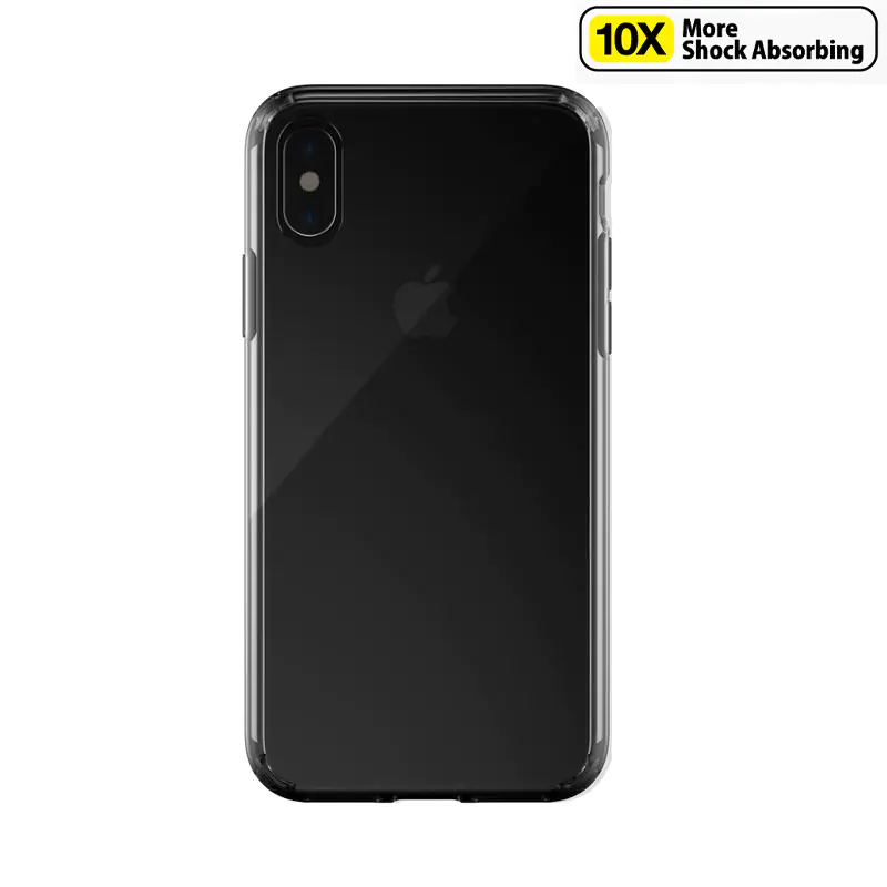 ⁨Just Mobile TENC Air Case - Etui iPhone Xs / X (Crystal Black)⁩ at Wasserman.eu