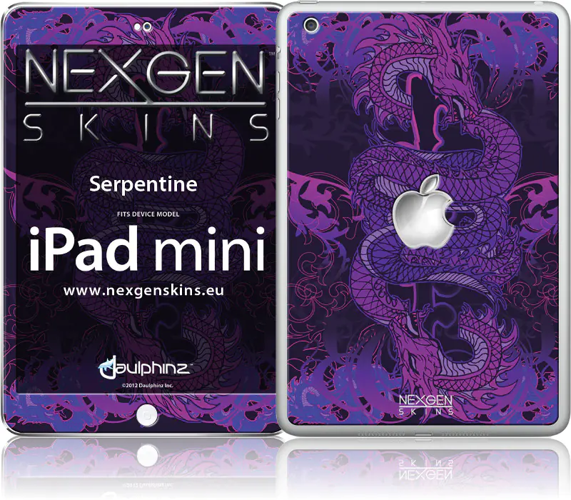 ⁨Nexgen Skins - Zestaw skórek na obudowę z efektem 3D iPad mini (Serpentine 3D)⁩ w sklepie Wasserman.eu