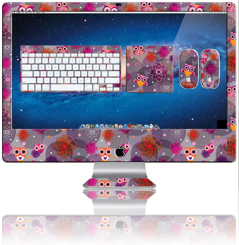 ⁨Nexgen Skins - Zestaw skórek na obudowę z efektem 3D iMac 27" (Owlettes 3D)⁩ w sklepie Wasserman.eu