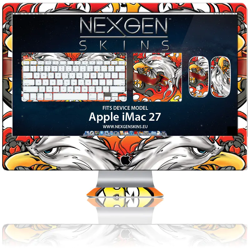 ⁨Nexgen Skins - iMac 27" 3D Chassis Skin Kit (Iron Eagle 3D)⁩ at Wasserman.eu