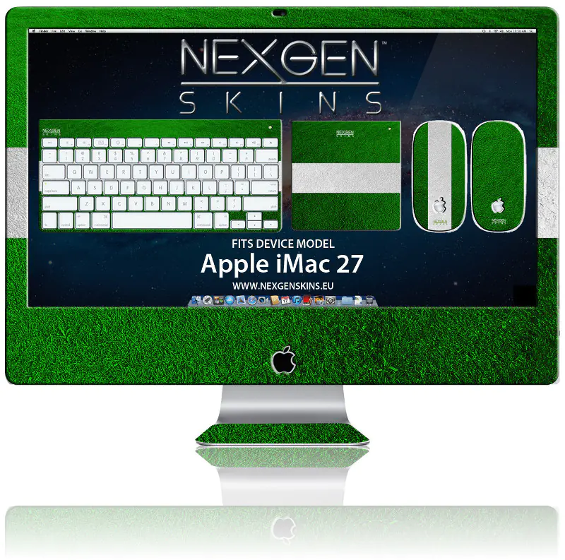 ⁨Nexgen Skins - Zestaw skórek na obudowę z efektem 3D iMac 27" (On the Field 3D)⁩ w sklepie Wasserman.eu