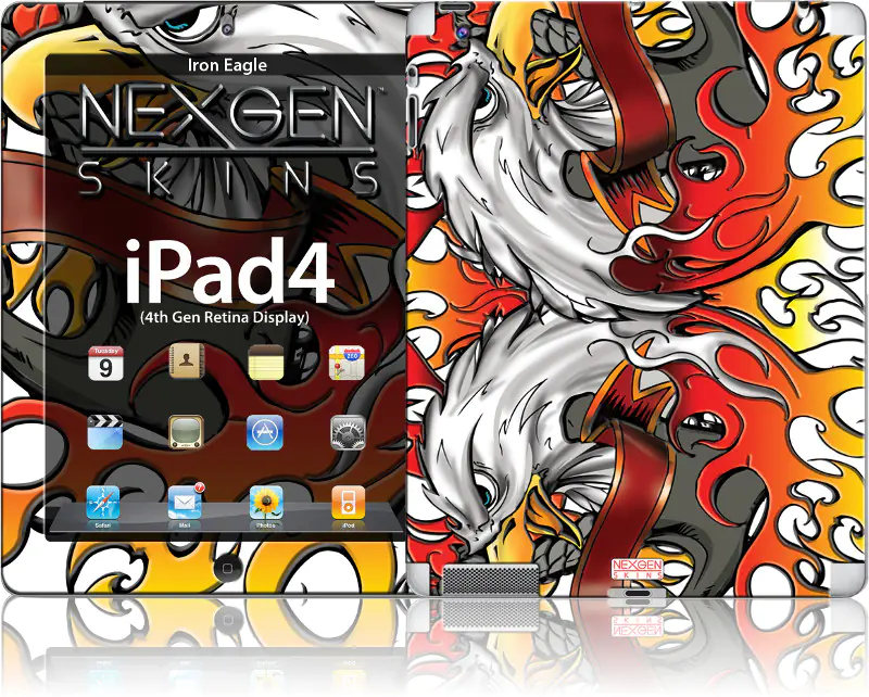 ⁨Nexgen Skins - Skin Kit with 3D effect iPad 2/3/4 (Iron Eagle 3D)⁩ at Wasserman.eu