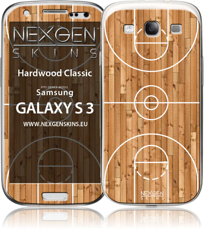 ⁨Nexgen Skins - Zestaw skórek na obudowę z efektem 3D Samsung GALAXY S III (Hardwood Classic 3D)⁩ w sklepie Wasserman.eu