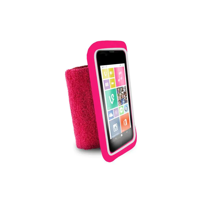 PURO Running Band - Uniwersalna frotka do biegania do smartfonów max 4.3" + key pocket (różowy) w sklepie Wasserman.eu