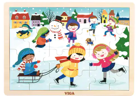 ⁨Viga 51272 Puzzle four seasons - winter⁩ at Wasserman.eu