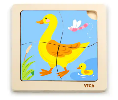 ⁨Viga 51314 Puzzle on a pad - Duck⁩ at Wasserman.eu