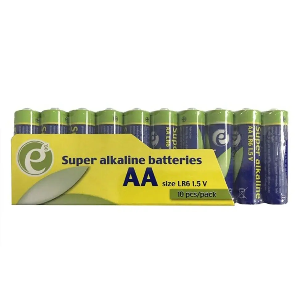 ⁨Alkaline batteries AA 10-pack⁩ at Wasserman.eu