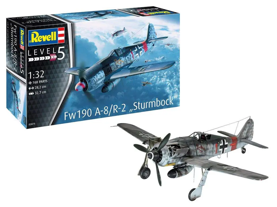 ⁨Plastic model Fw190 A-8 Sturmbock 1/32⁩ at Wasserman.eu