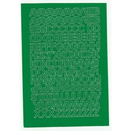 ⁨LETTERS samop.1.5cm(8)green ARTDRUK⁩ at Wasserman.eu