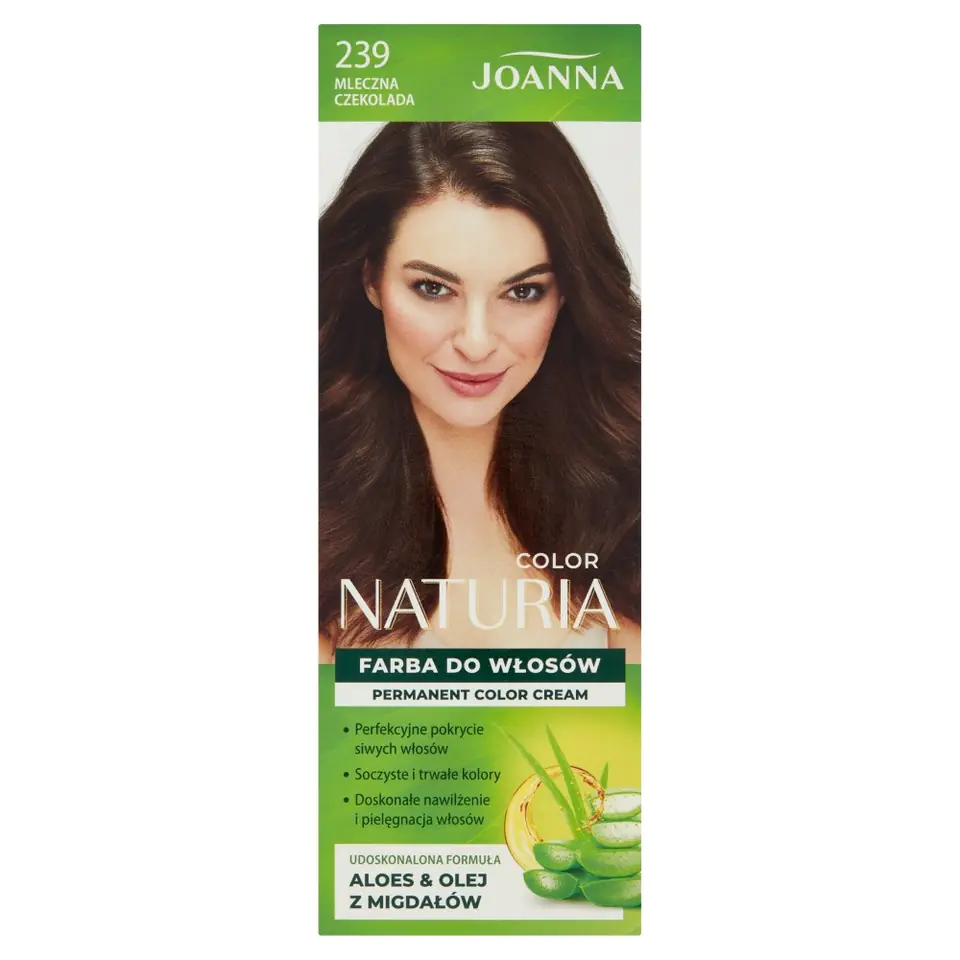 ⁨Joanna Naturia Color Hair Dye nr 239 - Milk Chocolate 1op.⁩ at Wasserman.eu