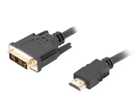 ⁨Kabel HDMI(M)-DVI-D(M) 3 M czarny⁩ w sklepie Wasserman.eu