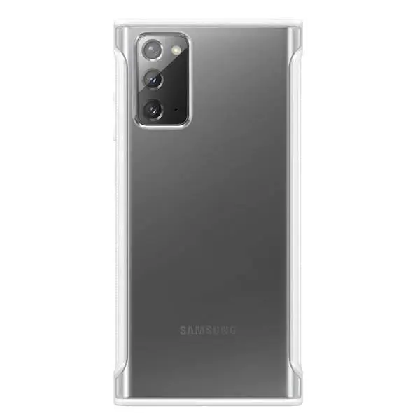 ⁨Etui Samsung EF-GN980CW Note 20 N980 biały/white Clear Protective Cover⁩ w sklepie Wasserman.eu