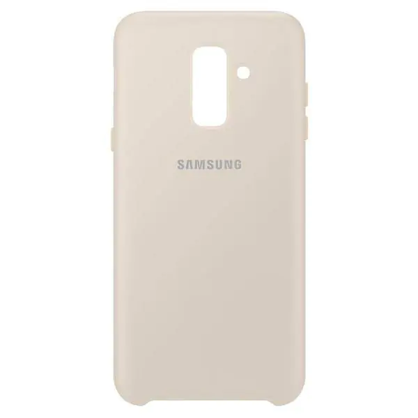 ⁨Etui Samsung EF-PA605CF A6 Plus 2018 A605 złoty/gold Dual Layer Cover⁩ w sklepie Wasserman.eu