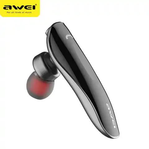 ⁨AWEI słuchawka Bluetooth mono N1 szary/grey⁩ w sklepie Wasserman.eu
