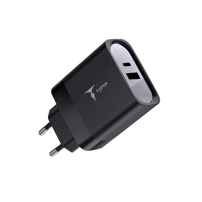 ⁨ŁAD SIEC T-PHOX STUDY SERIES T-PP07 47W USB/USB-C BLACK⁩ w sklepie Wasserman.eu