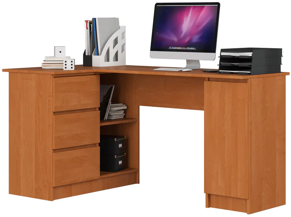 ⁨CORNER DESK B20 155 cm LEFT ALDER⁩ at Wasserman.eu