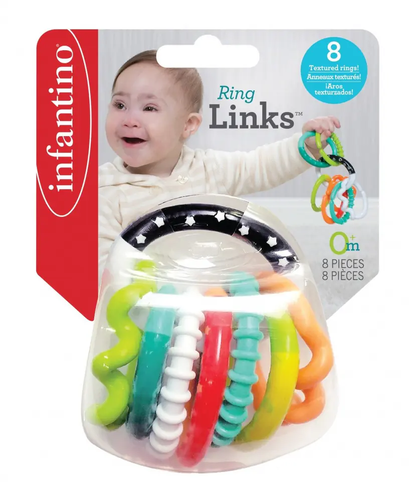 Teethers chain Infantino 8 elements at Wasserman.eu