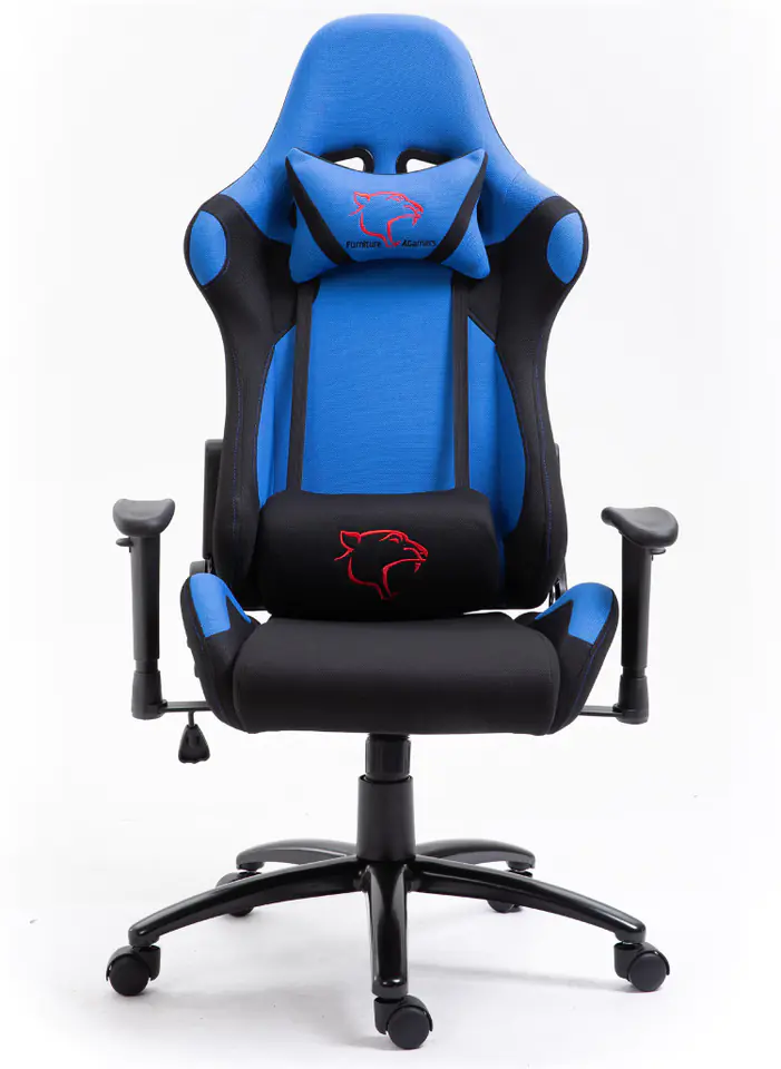 ⁨F4G FG38/F Fabric Gaming Chair Blue⁩ at Wasserman.eu