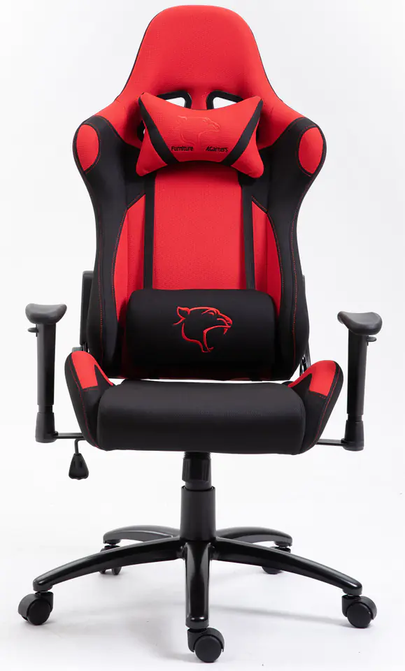 ⁨F4G FG38/F Fabric Gaming Chair Red⁩ at Wasserman.eu