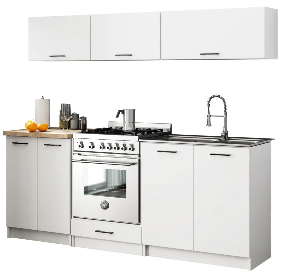 ⁨KITCHEN FURNITURE SET OLIWIA G1 2.0M WHITE⁩ at Wasserman.eu