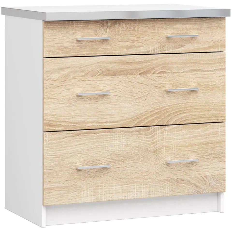 ⁨KITCHEN CABINET S80 SZ3 WITH LIMA WORKTOP⁩ at Wasserman.eu