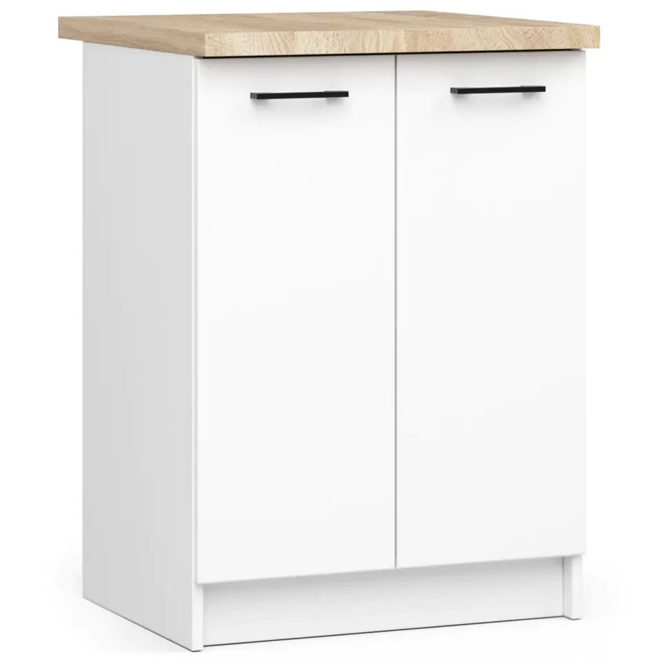 ⁨KITCHEN CABINET OLIWIA S 60cm 2D WHITE⁩ at Wasserman.eu