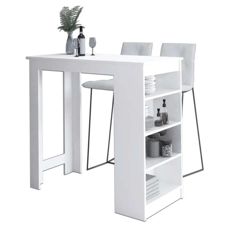 Stolik barowy pod hoker 115cm Biały w sklepie Wasserman.eu