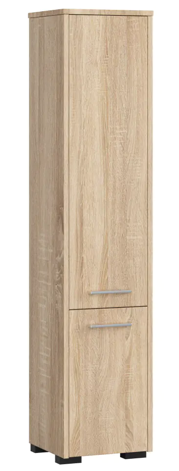 ⁨POST BATHROOM BOOKCASE FIN 2 DOORS SONOMA OAK⁩ at Wasserman.eu