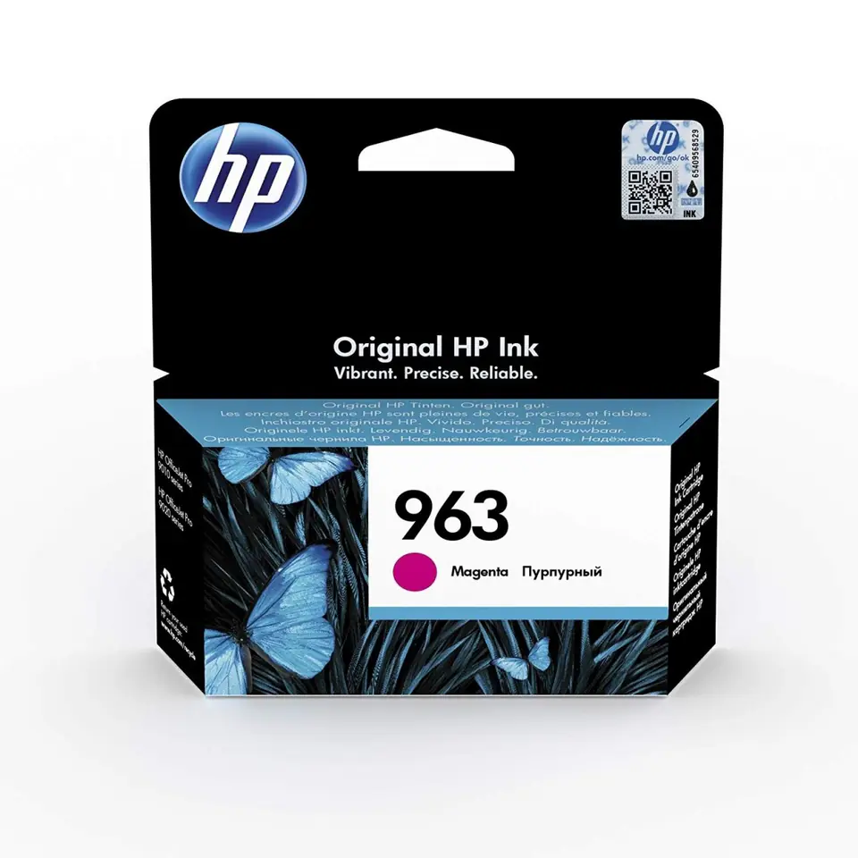 Cartridge for an inkjet printer 963 Magenta 3JA24AE at Wasserman.eu