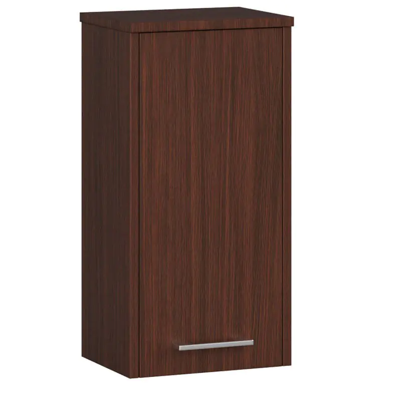 ⁨Bathroom cabinet hanging FIN W 30 cm - wenge - 1 door⁩ at Wasserman.eu