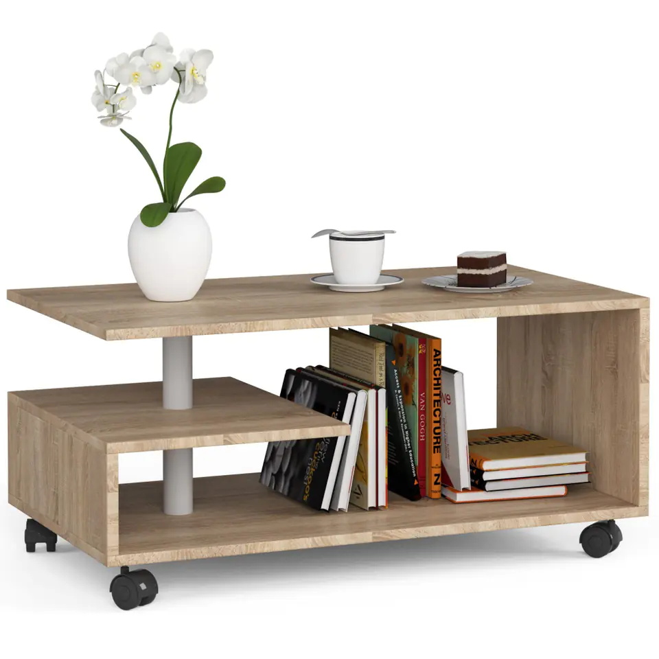 ⁨COFFEE TABLE ON WHEELS VINI SONOMA⁩ at Wasserman.eu