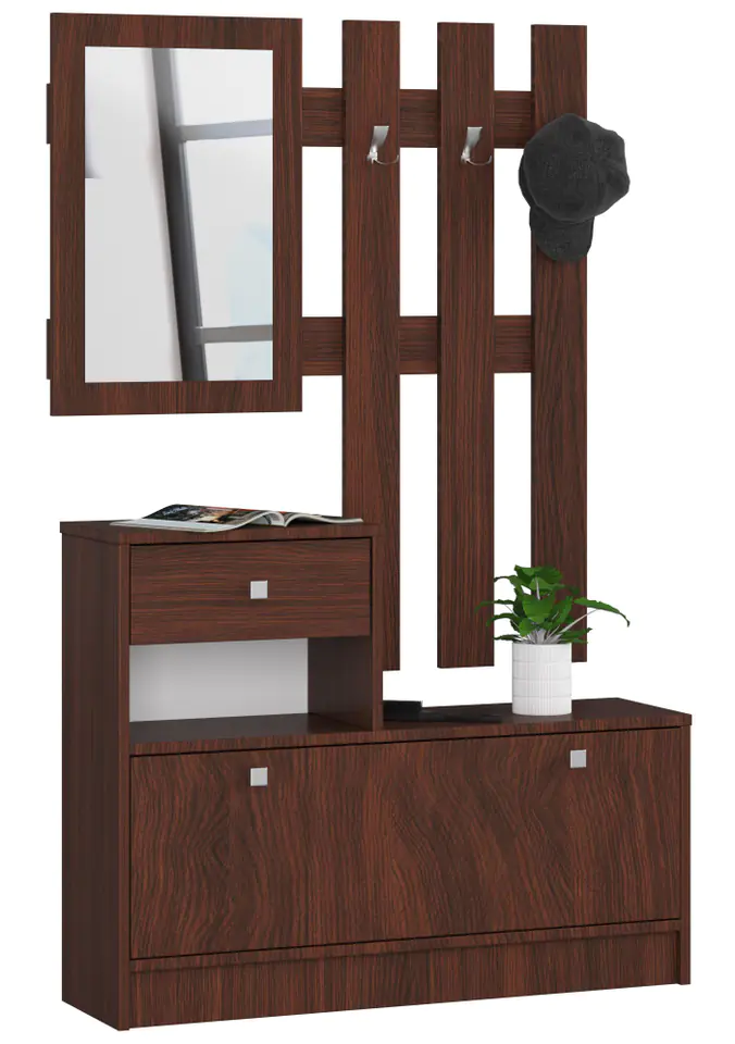 ⁨WENGE HALLWAY FURNITURE SET⁩ at Wasserman.eu