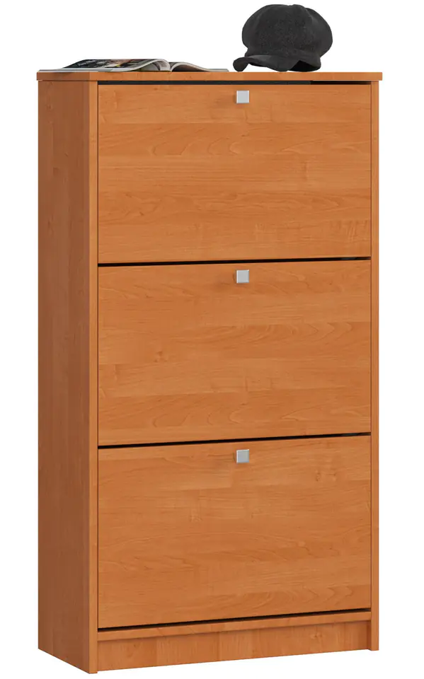 ⁨Shoe cabinet 3 hinged doors 60 cm - alder⁩ at Wasserman.eu