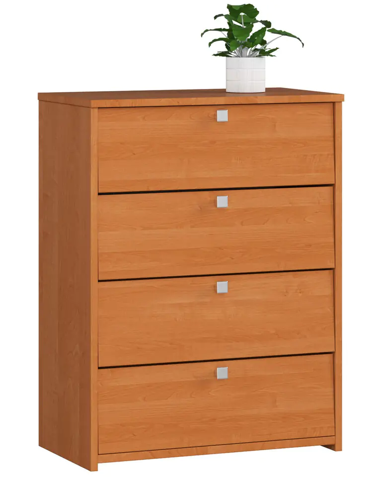 ⁨Shoe cabinet RUBIN 4 hinged door 66 cm - alder⁩ at Wasserman.eu