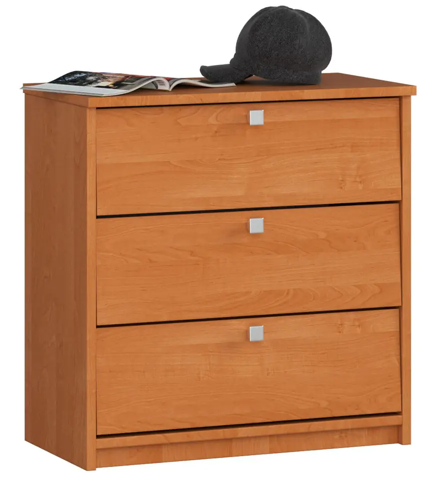 Shoe cabinet MINI 3 hinged door 60 cm - alder at Wasserman.eu