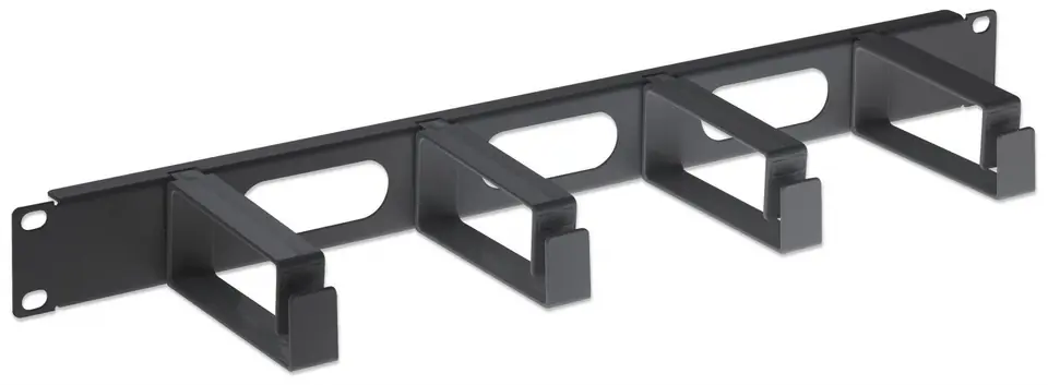 Cable management 1U 4x67mm Rack 19-inches black at Wasserman.eu