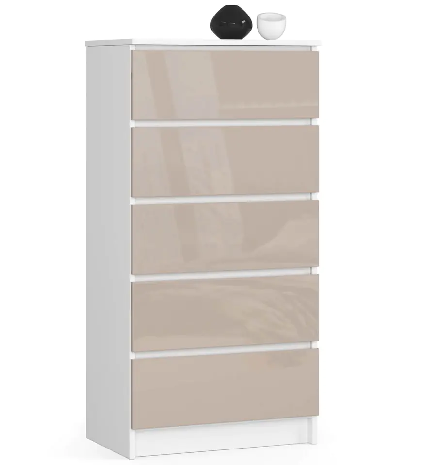 KOMODA K60 5SZ CLP CAPUCCINO POŁYSK w sklepie Wasserman.eu