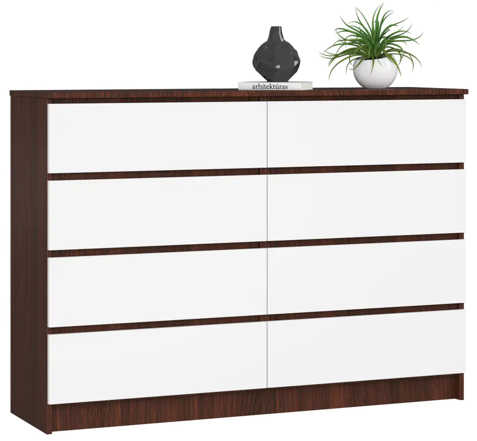 KOMODA K140 8SZ CLP VENGE / BIAŁA w sklepie Wasserman.eu