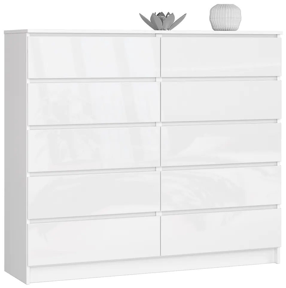 ⁨KOMODA K140 10SZ CLP PK BIAŁY POŁYSK⁩ w sklepie Wasserman.eu