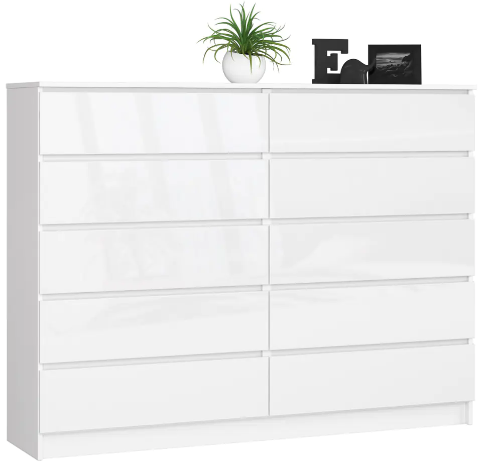 KOMODA K160 10SZ CLP PK BIAŁY POŁYSK w sklepie Wasserman.eu